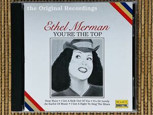 ETHEL MERMAN／YOU'RE THE TOP／INTERSOUND(FANFARE) CDD-473／米盤CD／エセル・マーマン／中古盤