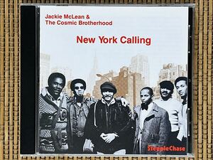 JACKIE McLEAN & THE COSMIC BROTHERHOOD／NEW YORK CALLING／STEEPLE CHASE SCCD-31023／デンマーク盤CD／ジャッキー・マクリーン／中古盤