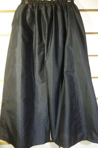 *D&C kimono remake * wide pants * silk * hand weave mud Indigo Ooshima pongee * small ..*