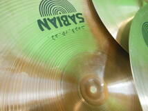 nt240315-015B8 SABIAN 割れシンバル5枚セット 18インチ 中古品 ジャンク品 ドラム 打楽器 音楽 バンド セイビアン_画像4