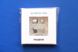 OLYMPUS PEN E-P1 ミニチュアストラップ オリンパスペン ミラーレス レンズ交換式 シルバーボディ ズーム&パンケーキ 樹脂製 １個 未開封