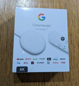 ◯新品◯Chromecast with Google TV 4K　ホワイト　グーグル　クロームキャスト　