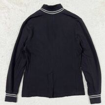 アルマーニエクスチェンジ【紳士のお洒落】ARMANI EXCHANGE テーラードジャケット アンコン ジャージ素材 刻印ボタン コットン グレー S/P_画像9