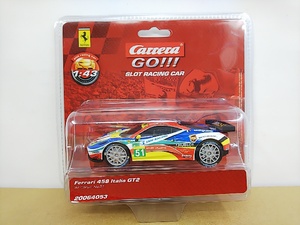 ■ 京商　Carrera GO!!! SLOT RACING CAR 1/43 Ferrari 458 Italia GT2 ”AF Corse No.51” フェラーリ スロットレーシングミニカー