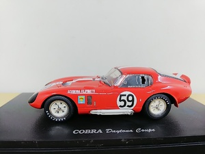 ■ 京商 1/43 COBRA DAYTONA CUUPE ’65 LeMans No.59 レッド シェルビーコブラ・デイトナクーペ レーシングモデルミニカー