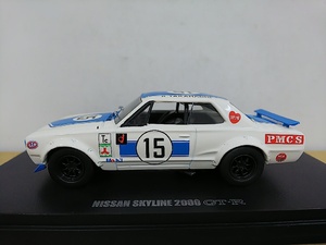 ■ 京商 ミュージアム コレクション1/43 NISSAN SKYLINE 2000 GT-R RACING ブルー 日産スカイライン レーシングモデルミニカー