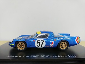 ■ アシェット　スパーク社製 1/43 RENAULT ALPINE A210 - Le Mans 1968 ルノー アルピーヌ ル・マン レーシングモデルミニカー