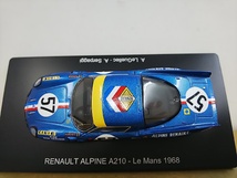 ■ アシェット　スパーク社製 1/43 RENAULT ALPINE A210 - Le Mans 1968 ルノー アルピーヌ ル・マン レーシングモデルミニカー_画像5