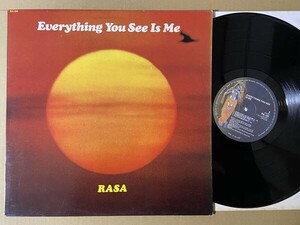 試聴 サンプリングねた メロウ ソウル AORダンサー Rasa Everything You See Is Me LP フリーソウル レアグルーヴ Common Sense Take It EZ