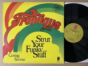 試聴 33RPM 女性Vo 強力 ファンク ディスコ Frantique Strut Your Funky Stuff ダンクラ 12インチ フレンチ ディスコ フィリーソウル