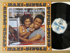 試聴 ドイツ オンリー12? キャッチー ディスコ ファンク Jermaine Jackson Uh Uh I Didn't Do It ダンクラ 12インチ Jacksons