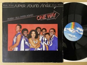 試聴 熱 ミディアム ファンク One Way Push / All Over Again ダンクラ 12インチ 元 Al Hudson & Soul Partners 12inch