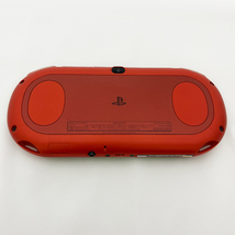PlayStation Vita（プレイステーション ヴィータ）PS Vita PCH-2000 メタリックレッド 本体＋16GBメモリーカード付き _画像3