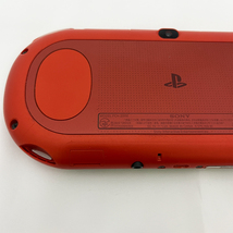 PlayStation Vita（プレイステーション ヴィータ）PS Vita PCH-2000 メタリックレッド 本体＋16GBメモリーカード付き _画像4