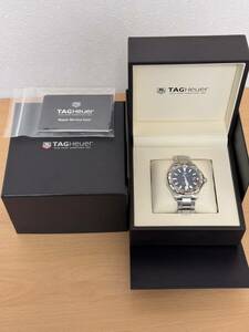 タグホイヤー TAG HEUER アクアレーサー キャリバー5 WAY2010.BA0927 腕時計 SS 自動巻き ブラック メンズ 個人出品 1円スタート