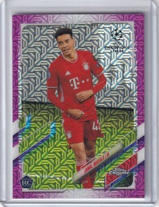 [125枚限定] 2020-21 Topps Chrome Champions League Japan Edition Jamal Musiala RC ルーキー Fuchsia /125 FC Bayern