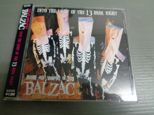 BALZACバルザック/INTO THE LIGHT OF THE 13 DARK NIGHT★帯付4曲入CD 