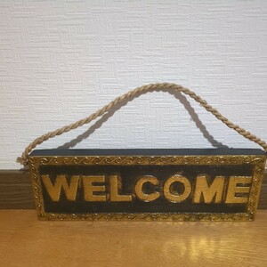 SALE! Bali ~ natural tree welcome board ( black )