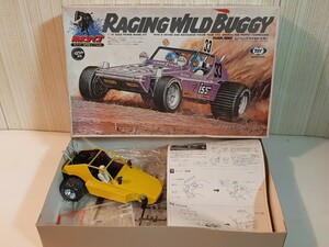 組立途中ジャンク マルイ 1/18 RACING WILD BUGGY レーシング ワイルド バギー イボタイヤ仕様 モーターライズ MOTORRIZED