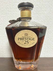 サントリー プレステージ 25年 ウィスキー　750ml　43% SUNTORY　PRESTIGE　WHISKY カガミクリスタル　未開栓　