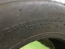 s180-4-2 ☆295/80R22.5 中古 (未使用品) 2本セット！ ダンロップ SP670 2017年製 残溝17ｍｍ ♪ k170_画像5