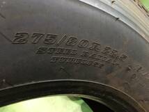 s185-4-2 ☆275/80R22.5 中古4本！ ダンロップ SP330 2023年製 残溝11～10ｍｍ！ k300_画像10