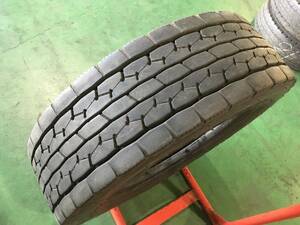 s218-4-2 ☆245/70R19.5 中古1本♪ ダンロップ エナセーブSP688 2021年製 スペア用に！　k40