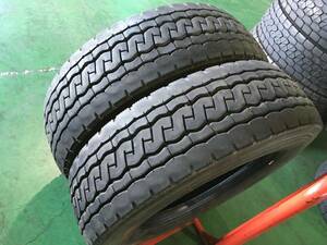 s240-4-3 ☆295/70R22.5 BS M810 中古2本♪ 202002製 残溝13～12ｍｍ Bridgestone 訳Yes特価♪ k150