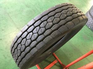 s245-4-3 ☆275/80R22.5 BS M800 中古1本！ 2019年製 残溝13ｍｍ ブリヂストン k75