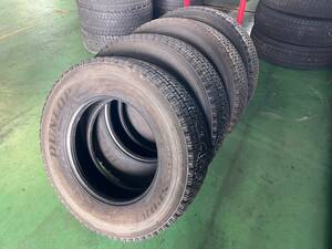 D21-3-11 ☆265/70R19.5 10-11mm 中古4本！202009 Dunlop SP081（Studless） k180