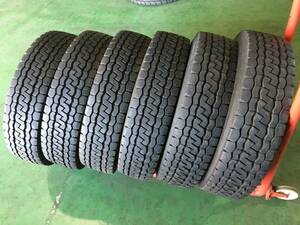 s302-4-3 ☆205/85R16 BS エコピアM812 中古6本！ 残溝10ｍｍ 2022年製 ブリヂストン♪ k180