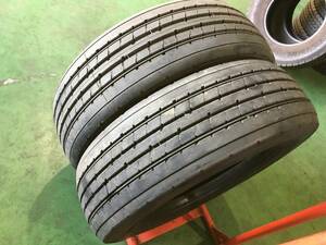 s306-4-3 ☆245/70R19.5 BS R173 中古2本♪ 2017年製 残溝11ｍｍ/9ｍｍ ブリヂストン　k160