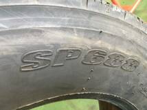 s320-4-3 ☆245/70R19.5 中古1本♪ ダンロップ エナセーブSP688 2020年製 スペア用に！　k40_画像7