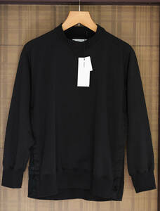 今期美品 Sacai サカイ スウェット 23AW s Sweat Jersey Pullover 定価￥46200- SIZE 1 23-03025M BLACK
