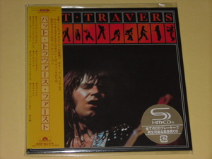SHM-CD 紙ジャケット「Pat Travers/パット・トラヴァース・ファースト」【Remaster】