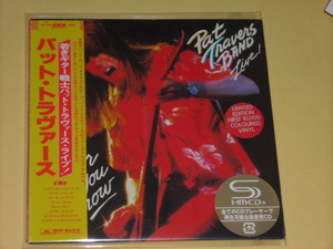 SHM-CD 紙ジャケット「Pat Travers/パット・トラヴァース・ライヴ」【Remaster】