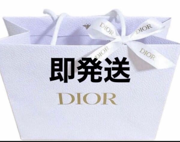 【即発送】Dior ディオール ショッパーショップ袋 1枚 リボン付き 大きいサイズ 未使用品 ショップ袋 紙袋 