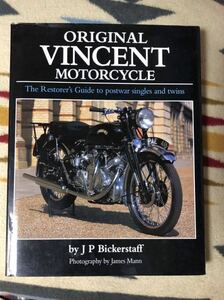 洋書　ORIGINAL VINCENT MOTORCYCLE オリジナル　ヴィンセントモーターサイクル　英車