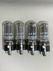 Mesa STR420 6L6GC Quad ( white ) 4 pcs set vacuum tube Match do(ma-1)