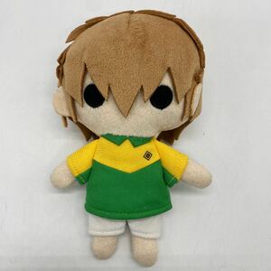 A0859 中古品 テニスの王子様 ぬいぐるみ ミニチャーム 忍足鎌也 テニプリ 全長約18㎝