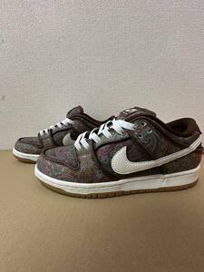 NIKE SB DUNK LOW PRO PREMIUM BROWM PAISLEY ナイキ ダンク ロー プロ プレミアム ブラウン ペイズリー DH7534-200 25.5cm