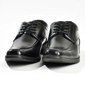 ビジネスシューズ 25.5cm メンズ スワールトゥ 黒 靴 革靴 新品 冠婚葬祭 結婚式 入学式の画像7