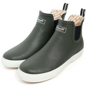  rain boots 23.5cm boots rain shoes lady's rain new goods khaki bike site door 