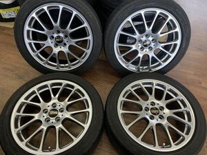 §軽量 鍛造!BBS RE-L RE5005 17X7J+48 100-5H ディレッツァDZ101 215/45R17(215/45-17)プリウス/86/カローラツーリング/BRZ/CT 等