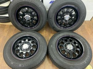 §RADIANCE デイトナ 16X7J+37 139.7-6H TRAVIA VAN 195/75R16 107/105(195/75-16)ハイエース/レジアスバン/コミューター 等