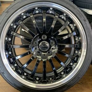 【決算セール】アミスタッド ロティーノ 19X8J+45 114.3-5H 中古 225/40R19(225/40-19)中古 現状 プリウスα/エスティマ/スカイラインの画像2