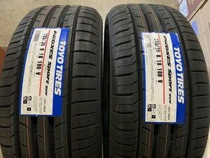 §TOYO PROXES SPORT SUV 235/55-18(235/55R18 100V)2本トーヨー プロクセス スポーツ 新品 日本製 24年製 即納 タイヤ交換 綾瀬/神奈川