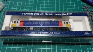 TOMIX 2141 EF81形電気機関車（カシオペア色） ジャンク品