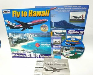 【同梱OK】 Microsoft Flight Simulator 2000 ■ アドオン ■ 追加ソフト ■ Fly to Hawaii ■ on a DC 10 Widebody Jetliner