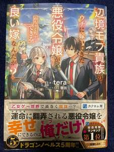 ドラゴンノベルス 3月新刊 『辺境モブ貴族のウチに嫁いできた悪役令嬢が、めちゃくちゃできる良い嫁なんだが？』tera